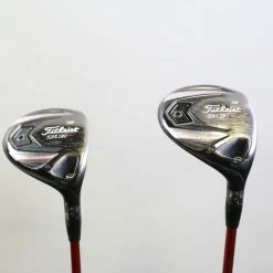 Titleist 913F 15* & 19* Wood Set RH Mitsubishi Bassara Shafts Senior Flex