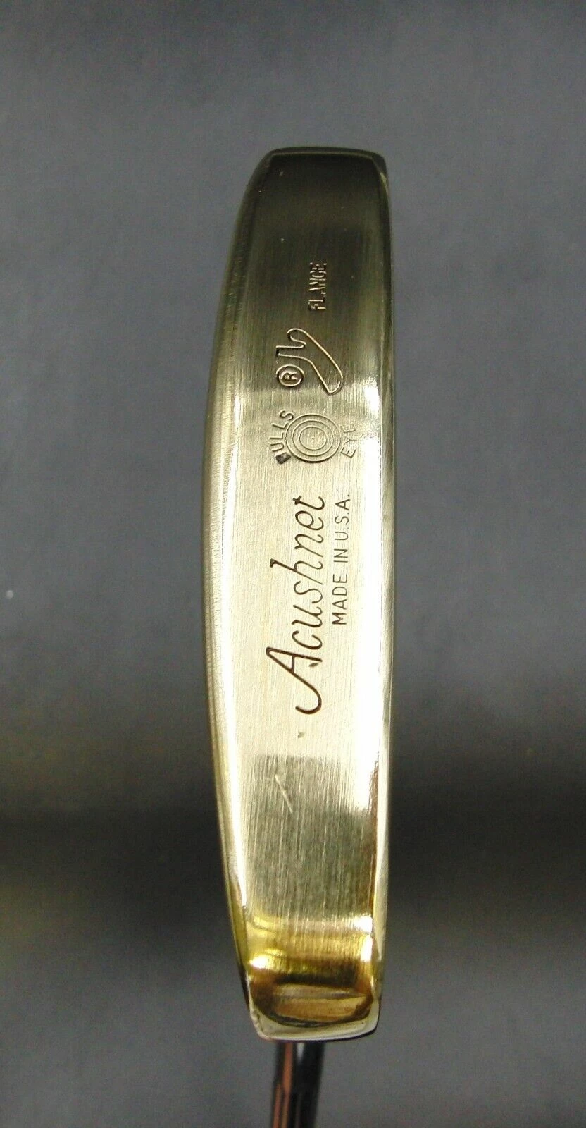 Refurbished Titleist Acushnet Bulls Eye Flange Putter 88cm Long Steel Shaft - Image 4