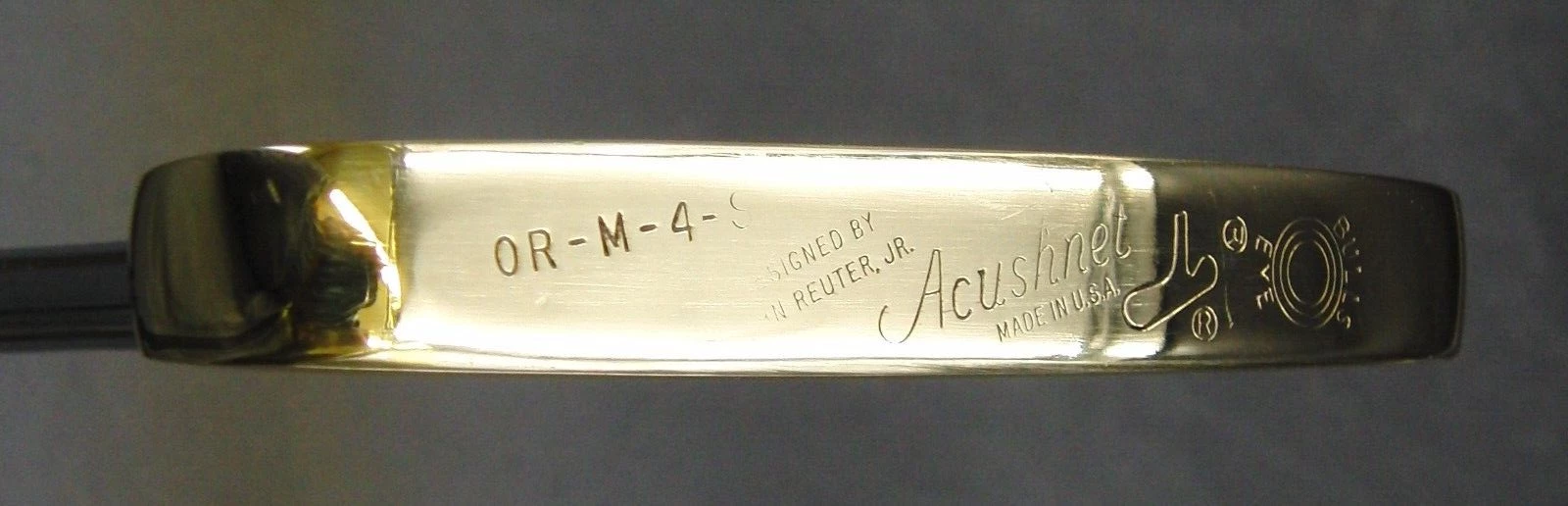 Refurbished Titleist Acushnet OR-M-4-S Bulls Eye Putter 86cm Length Steel Shaft - Image 8