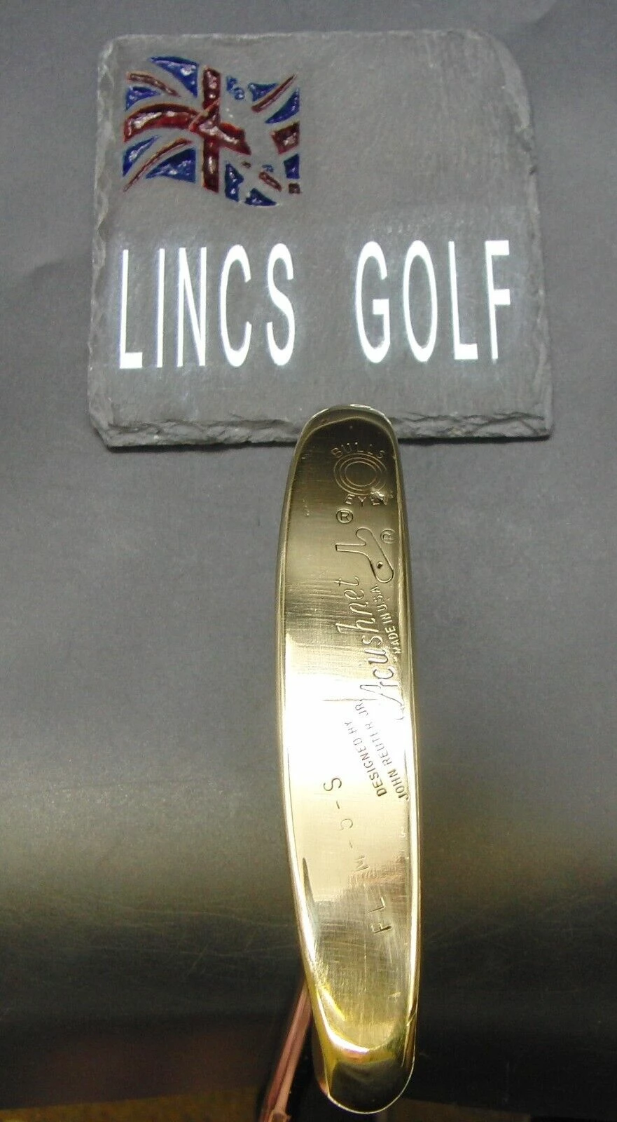 Refurbished Titleist Acushnet Bulls Eye Putter Steel Shaft Length 90cm - Image 2