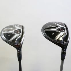 Titleist 915F 3, 5 Wood Set RH Diamana Graphite Shafts Regular Flex