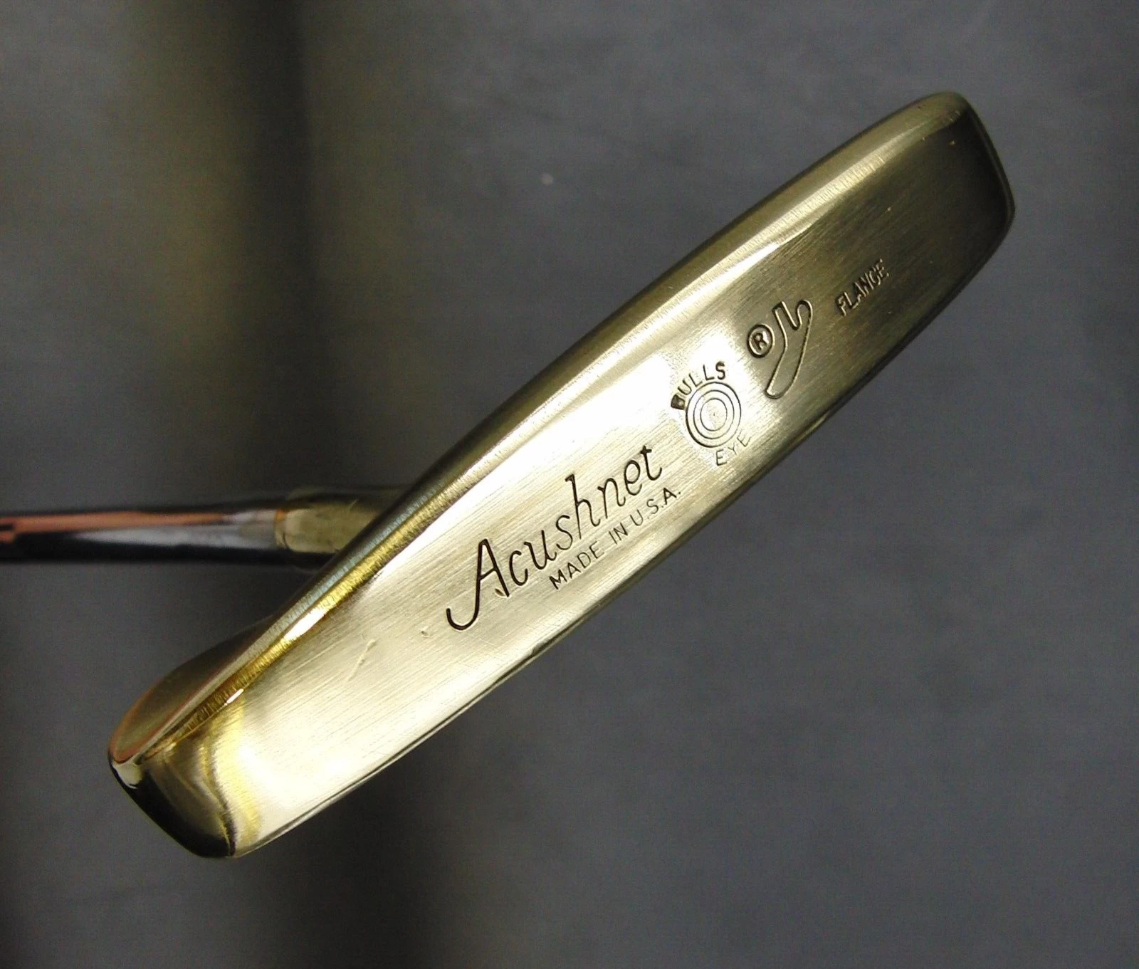 Refurbished Titleist Acushnet Bulls Eye Flange Putter 88cm Long Steel Shaft - Image 11
