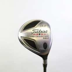 Titleist 980F 3 Wood 15* RH 42 In Graphite Shaft Stiff Flex