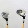 Titleist 906F2 3, 5 Wood Set RH ProForce Gold Graphite Shafts Stiff Flex